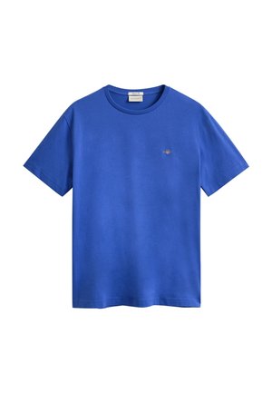 GANT, REG SHIELD SS T-SHIRT - T-paita - blau/royal blue