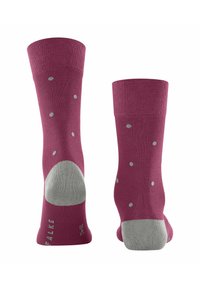 FALKE DOT - Socken - red plum
