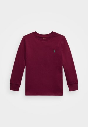 COTTON JERSEY LONG-SLEEVE T-SHIRT - Camiseta de manga larga - classic wine
