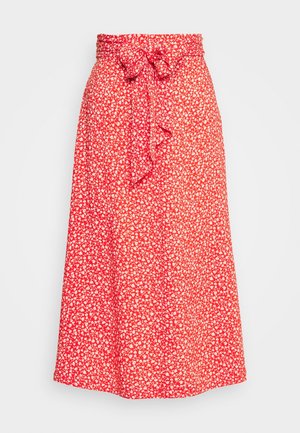 Monki Jupe trapèze - red