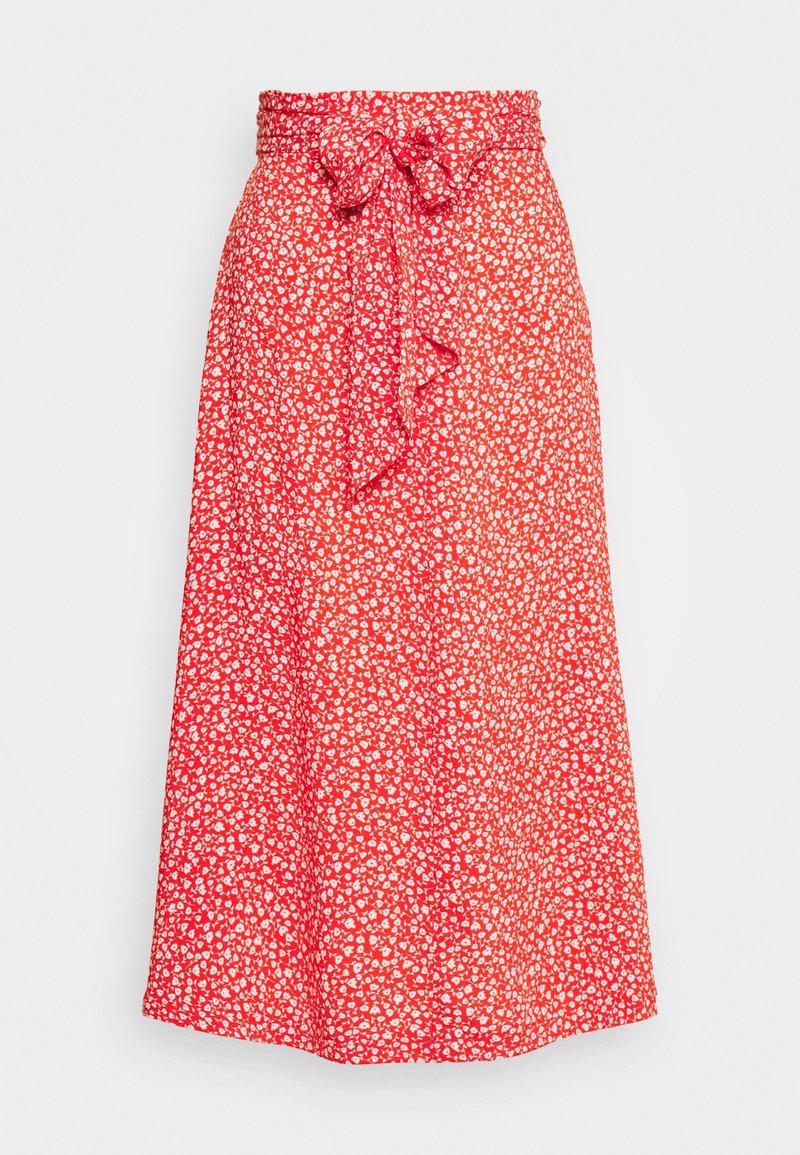 Monki Jupe trapèze - red