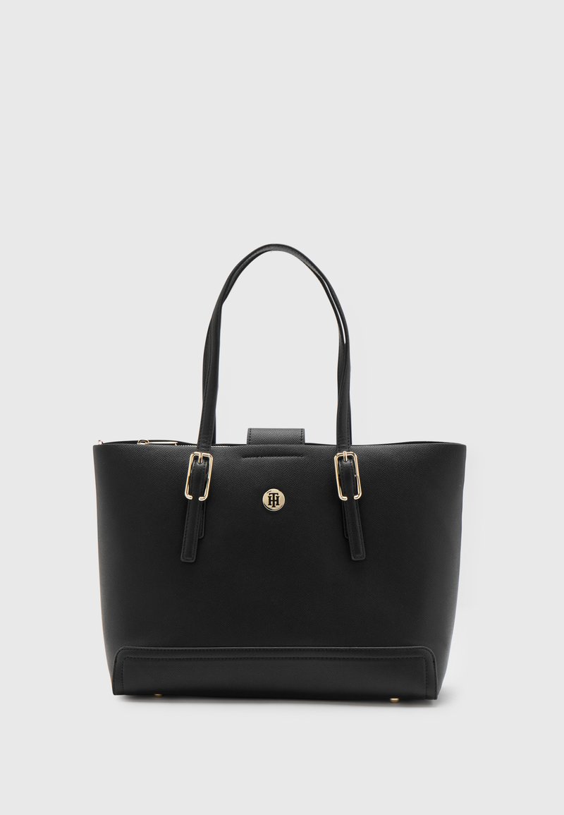 Tommy Hilfiger HONEY MED TOTE SET Handbag black/mottled black