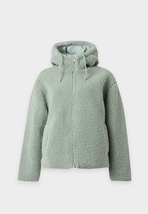 ONLY, ONLASPEN HOOD TEDDY JACKET CC OTW - Veste polaire - green milieu