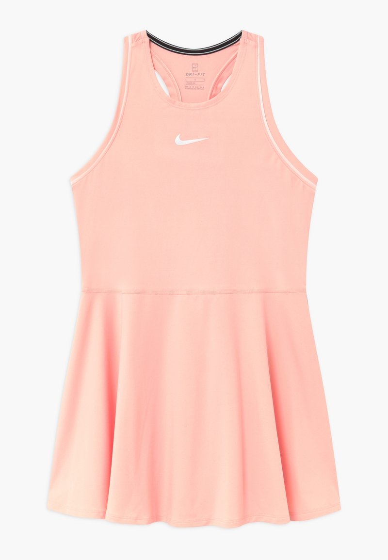 Nike Performance DRY - Sportovní šaty - washed coral/white