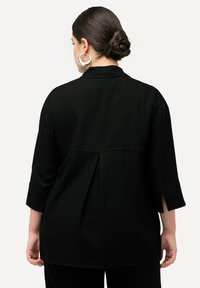 Ulla Popken 3/4 SLEEVE - Camicia - black