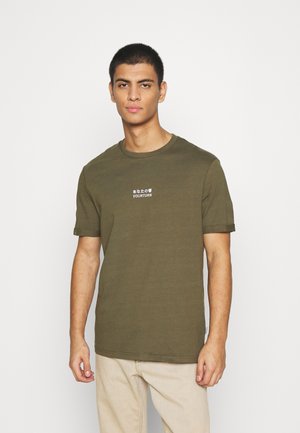 T-shirt con stampa - olive