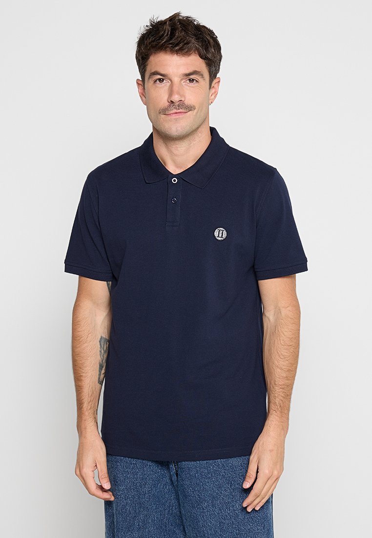 Les Deux Poloshirt donkerblauw