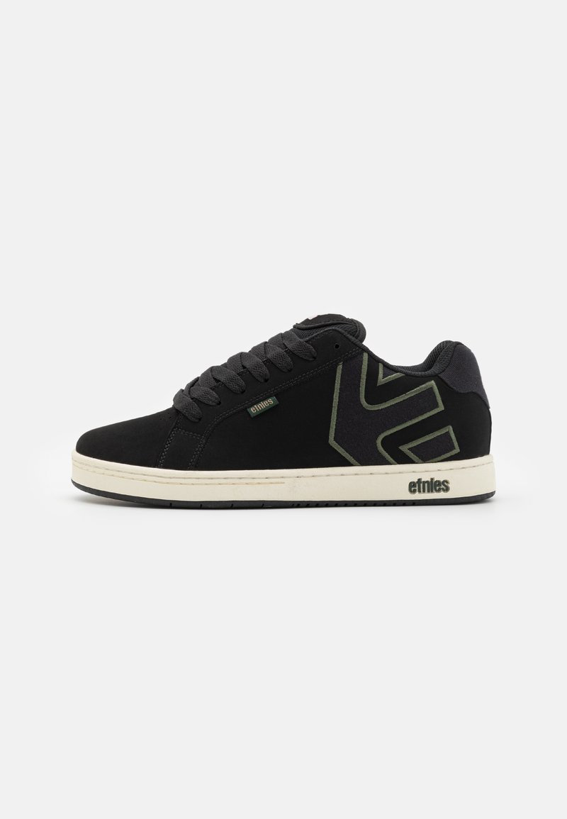 Etnies - FADER - Skatová obuv - black/green, Zväčšiť