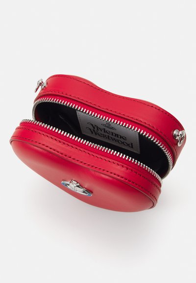 Vivienne Westwood MINI HEART CROSSBODY - Borsa a tracolla - red