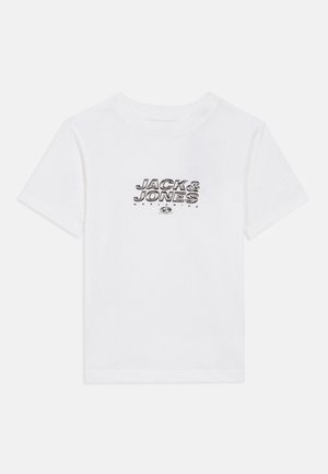 Jack & Jones Junior, JCOMINERAL SMALL FRONT TEE - Majica kratkih rukava s printom - bright white