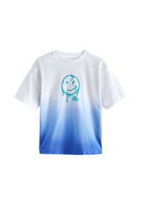 Ikke valgt, blue white dip dye