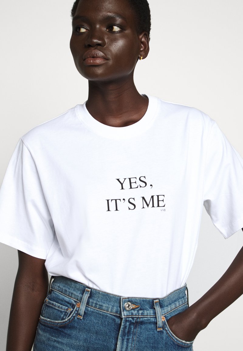 Victoria Victoria Beckham It S Me T Shirt Print White Wit Zalando Nl