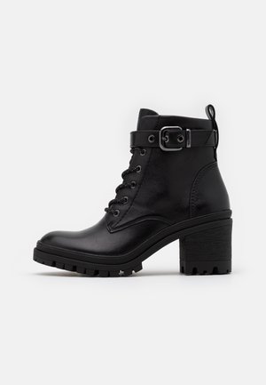 Bottines à lacets - black