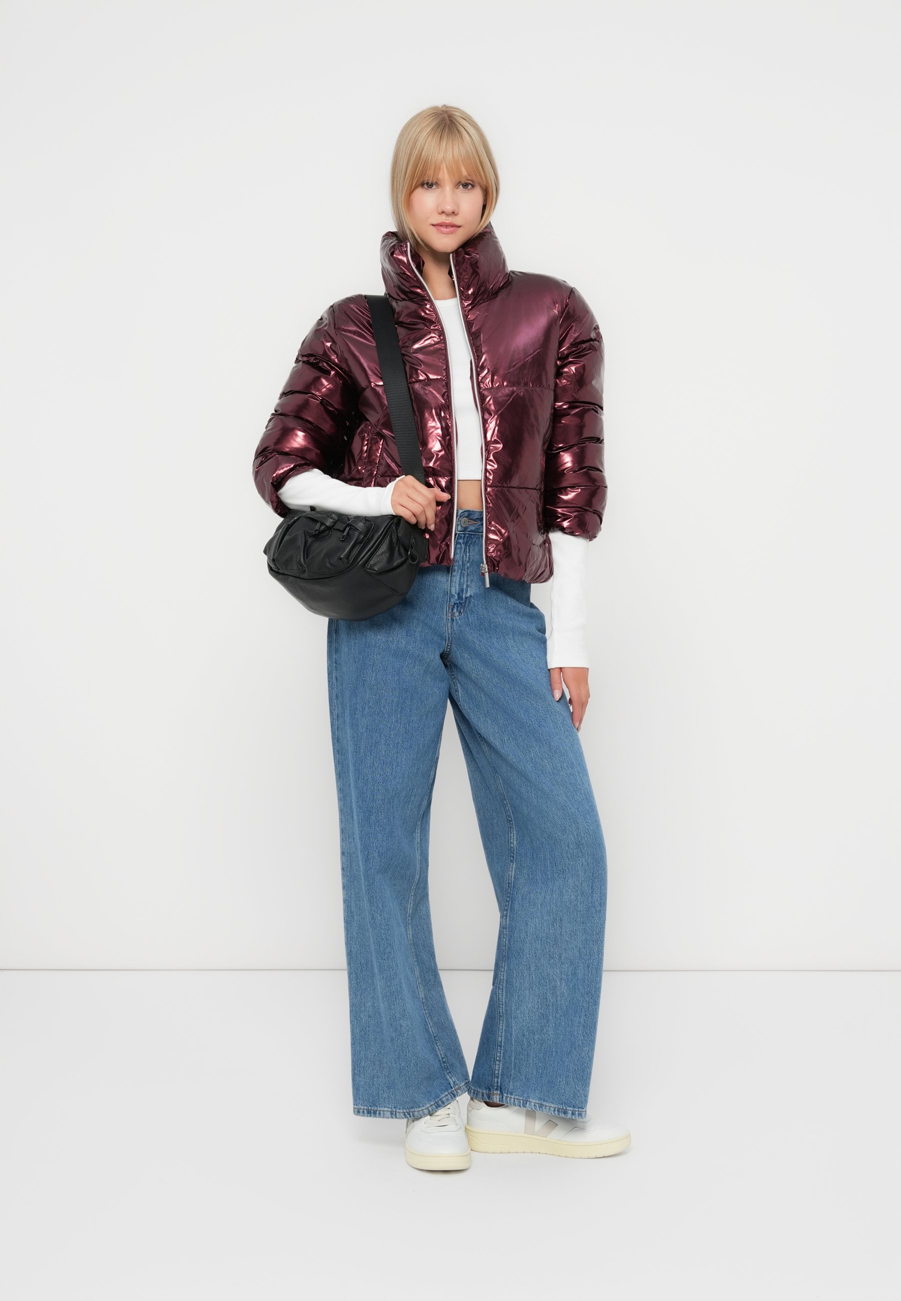 ONLY ONLPEARL DOLLY PUFFER JACKET - Winter jacket - cabernet/dark