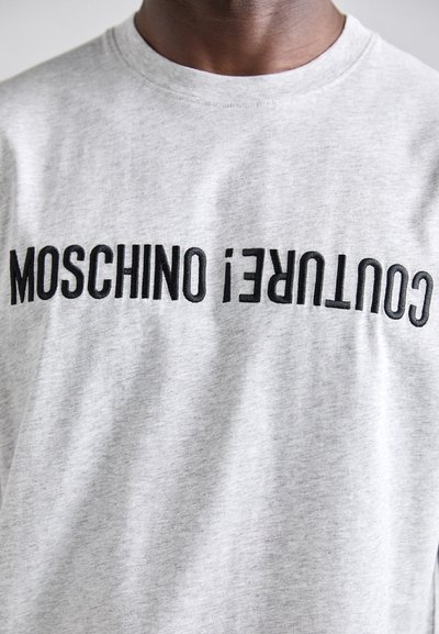 MOSCHINO T-shirt imprimé - fantasia grigio