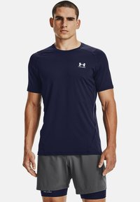 Under Armour FITTED - T-shirt till träning - midnight navy