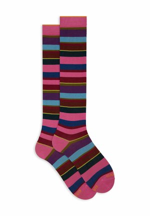 Gallo STRIPES - Knee high socks - ibisco vinaccia