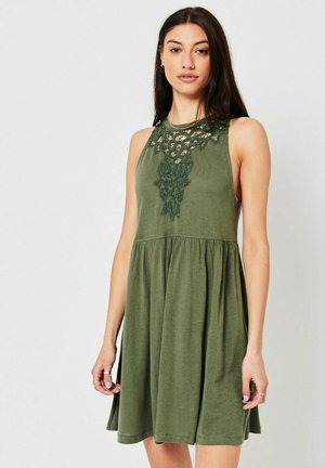 VINTAGE - Day dress - green