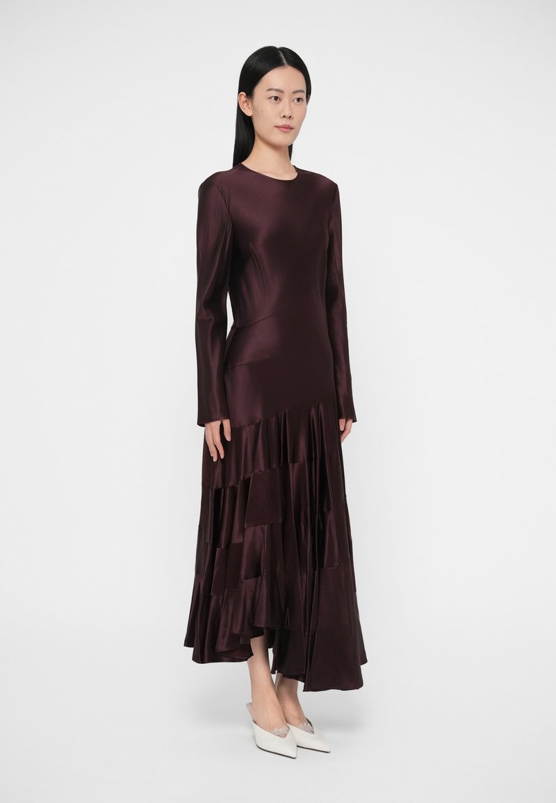Tory Burch ASYMMETRIC DRESS - Occasion wear - merlot/dark red -  Zalando.co.uk