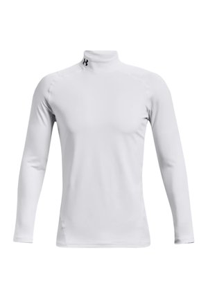 UA CG ARMOUR FITTED MOCK COLD GEAR - Hosszú ujjú felső - weiss