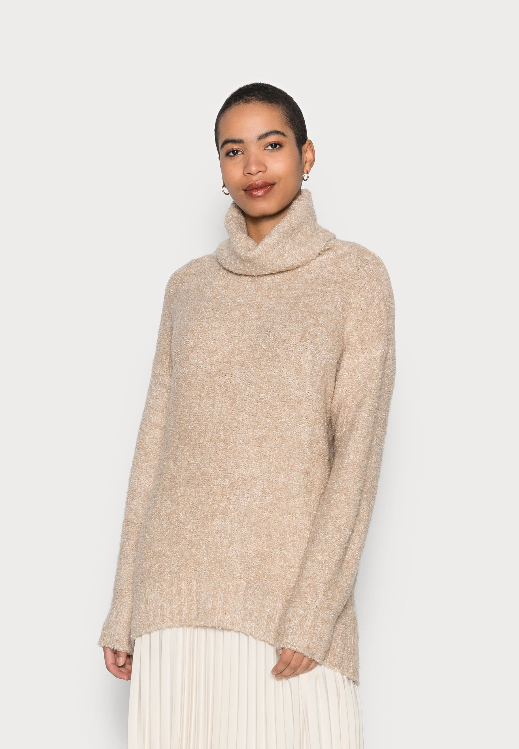 Gap Cozy Boulcle Jumper Wheat, Women's, Size: XS, Off-White