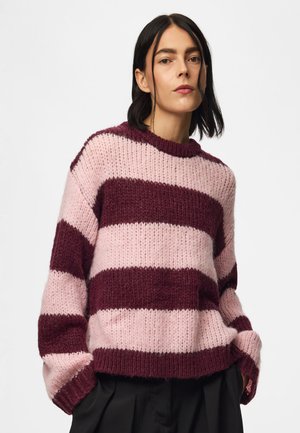 Pieces, PCDORTHEA LS CHUNKY KNIT NOOS BC - Πουλόβερ - light red