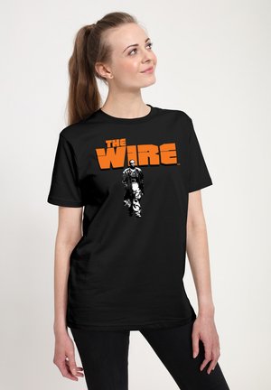 Henry Tiger THE WIRE OMAR - Triko s potiskem - black