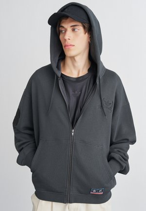 FULL ZIP HOODIE - Felpa con zip - black