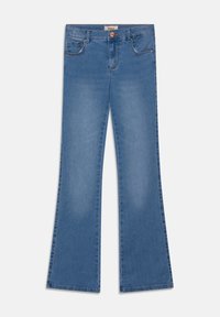 ONLY GIRLS KOGROYAL LIFE - Vaqueros a campana - light blue denim
