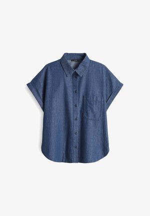 OPUS LOOSE FIT CHAMBRAY - Overhemdblouse - mid oxford blue