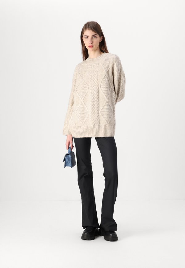 JDYSILJA LONG CABLE - Jumper - oatmeal3