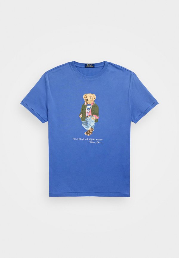 CLASSIC FIT POLO BEAR JERSEY T-SHIRT - Print T-shirt - iris blu4
