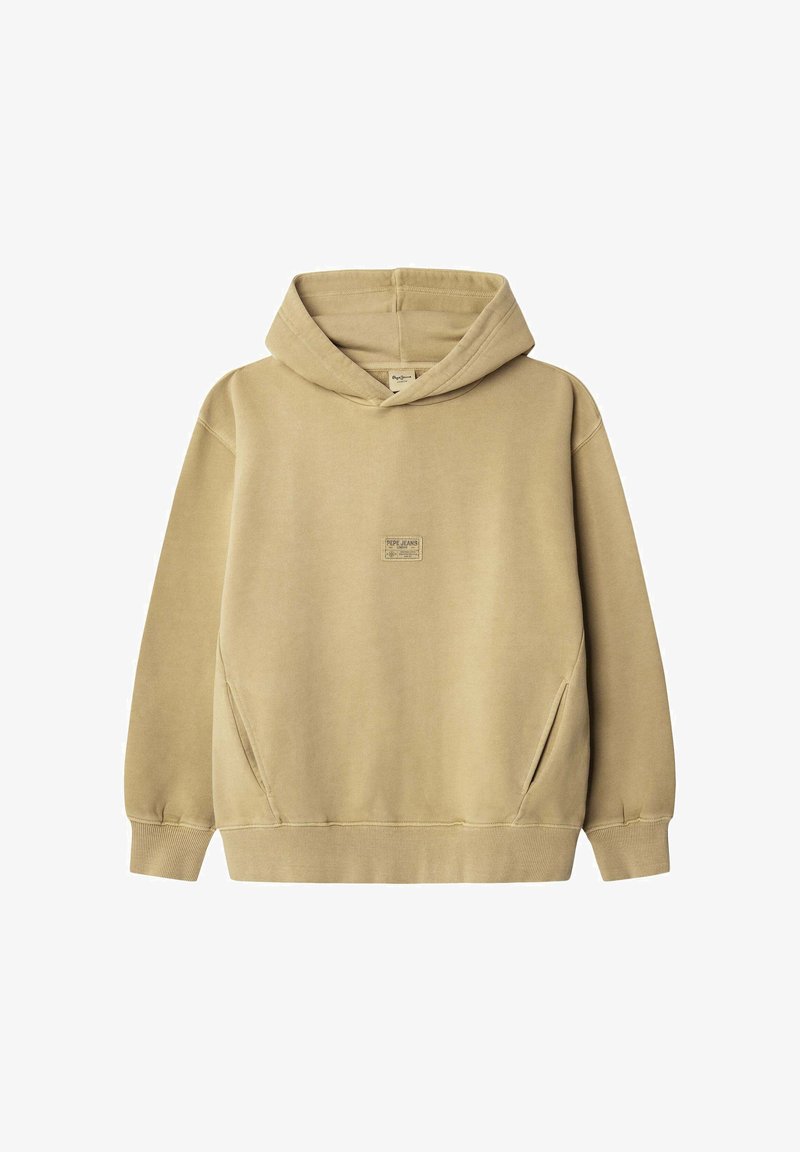 Pepe Jeans TIMOTHY - Felpa con cappuccio - dark stone beige
