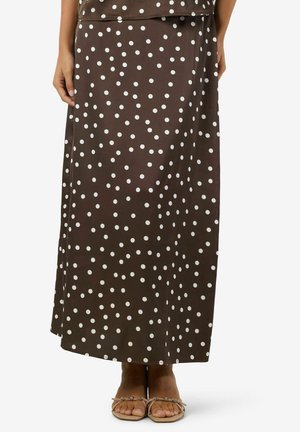 MIDI - Velika suknja - chocolate brown