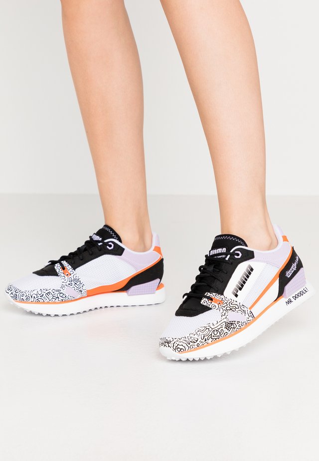 MILE RIDER - Baskets basses - white/black/dragon fire