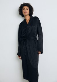 BOSS MONOGRAM ROBE - Kylpytakki - black