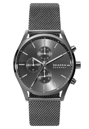 Skagen HOLST - Rannekello ajanottotoiminnolla - gunmetal