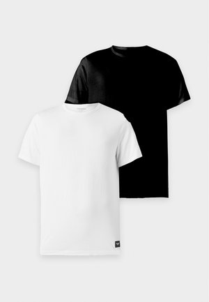 Emporio Armani, CREW NECK 2 PACK - Φανέλα - white/black