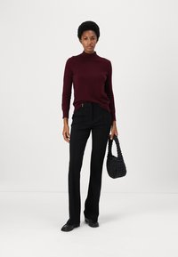 LIU JO PANT FIT AND FLARE - Kalhoty - nero