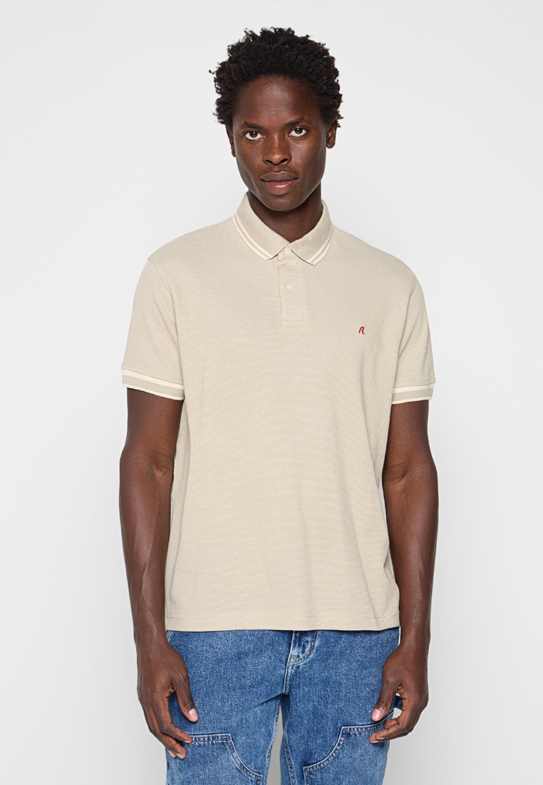 Replay Poloshirt zandkleur