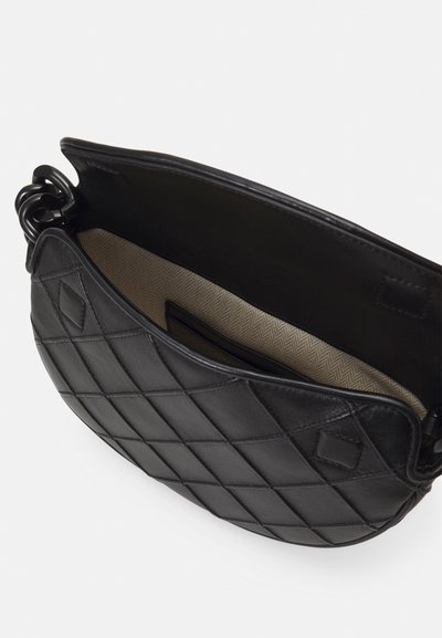 Tory Burch MINI FLEMING SOFT CRESCENT - Sac à main - black