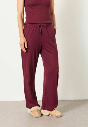 FatFace, POINTELLE WIDE LEG TROUSERS - Træningsbukser - plum purple