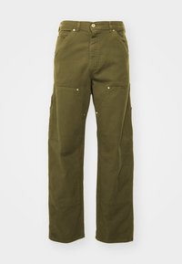DOUBLE KNEE PANT - Workwear Jeans - olive