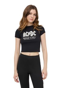 Terranova AC DC - T-shirt con stampa - nero