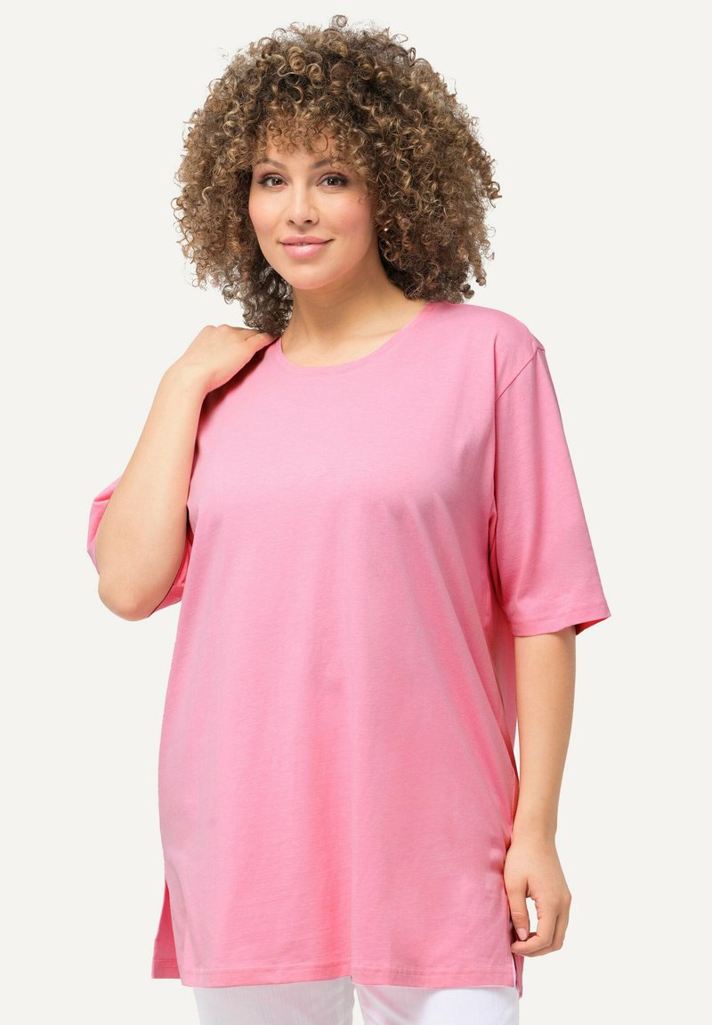 Ulla Popken PLUS SIZE SHORT SLEEVE TEE - Basic T-shirt - light pink