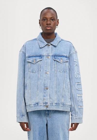 Ksubi OVERSIZED TORN UP JACKET  - Jeansjakke - denim