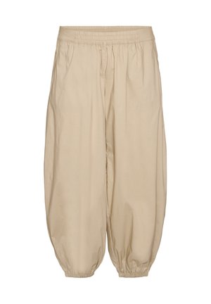 Zizzi, BALLONHOSE MIT TASCHEN UND ELASTISCHEM BUND - Broek - beige