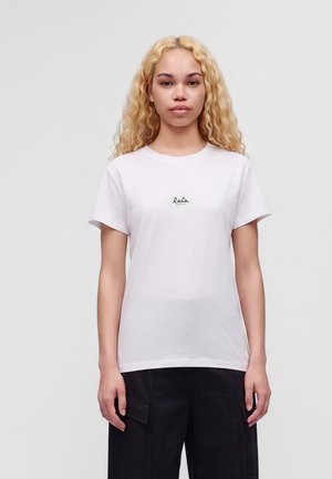 lala Berlin, Обикновена тениска - white/black