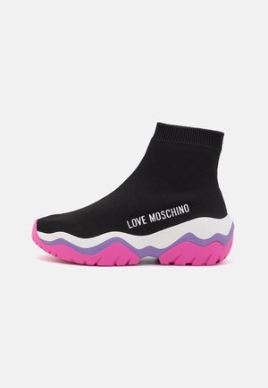 Sneaker high - black