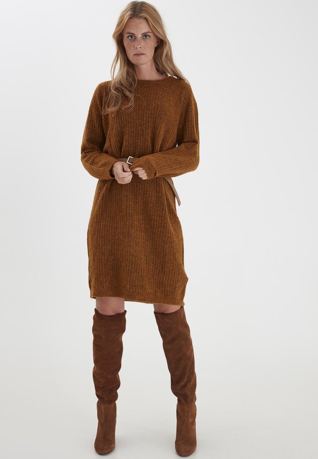 FRMESANDY - Abito in maglia - cathay spice melange